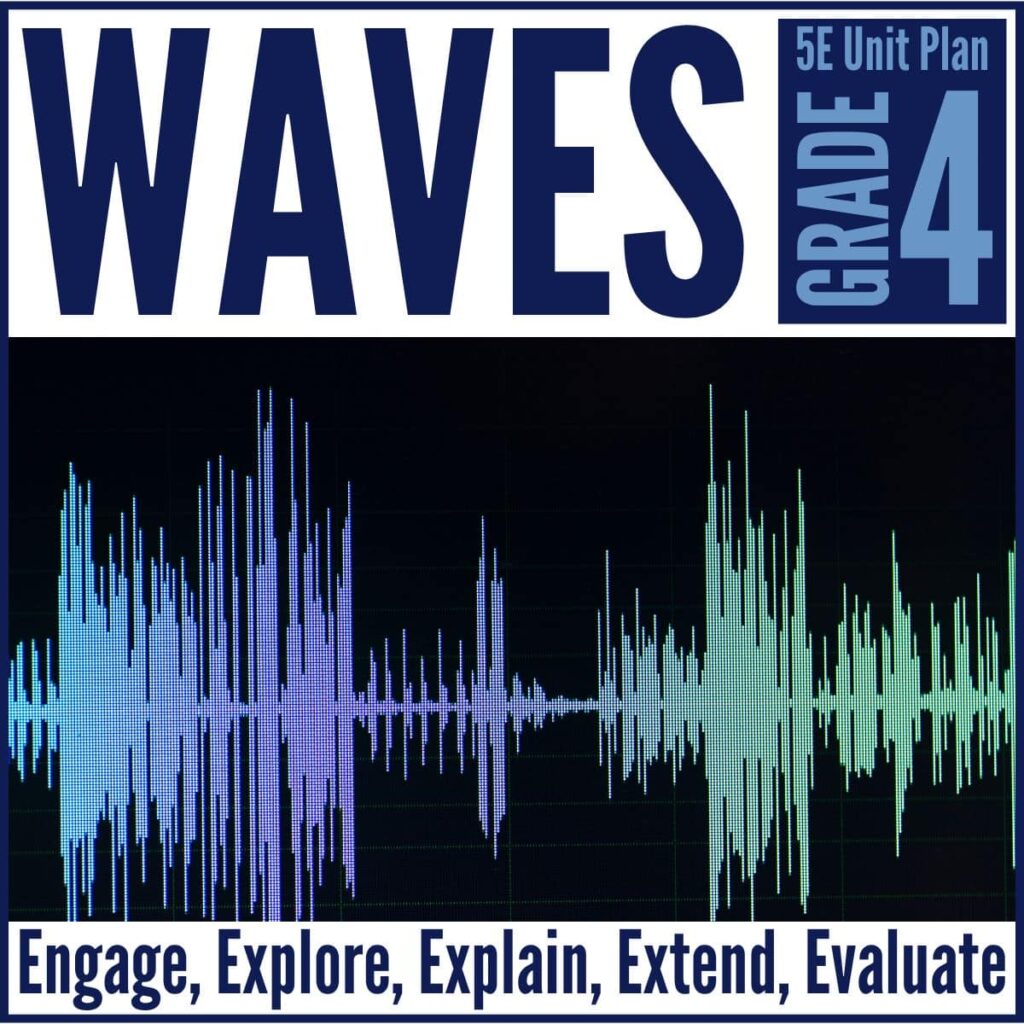 Waves 5E Science Unit Plan for Fourth Grade | 4-PS4-1