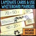 Two-Digit Addition Task Cards, Assessments, Activities, and Games
