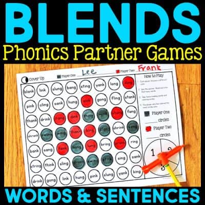blends phonics partner games cover