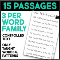Looking for a fun and engaging way to help your child learn how to read? Check out our word family phonics readers! These three passages per word family are perfect for helping your little one develop fluency and comprehension. Plus, each passage includes blending cues to help them sound out words with ease. Fun for the whole family!