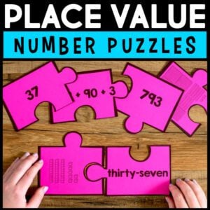 place value number puzzles