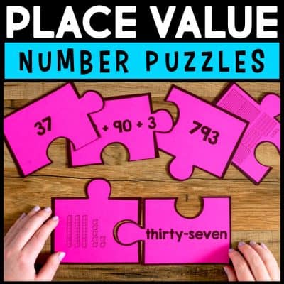 place value number puzzles