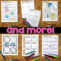 Fun, engaging New Year Activities for 2023 and beyond! These activities are designed to help students reflect on the previous year, set goals, create a New Year's resolution, and look forward to the new year!