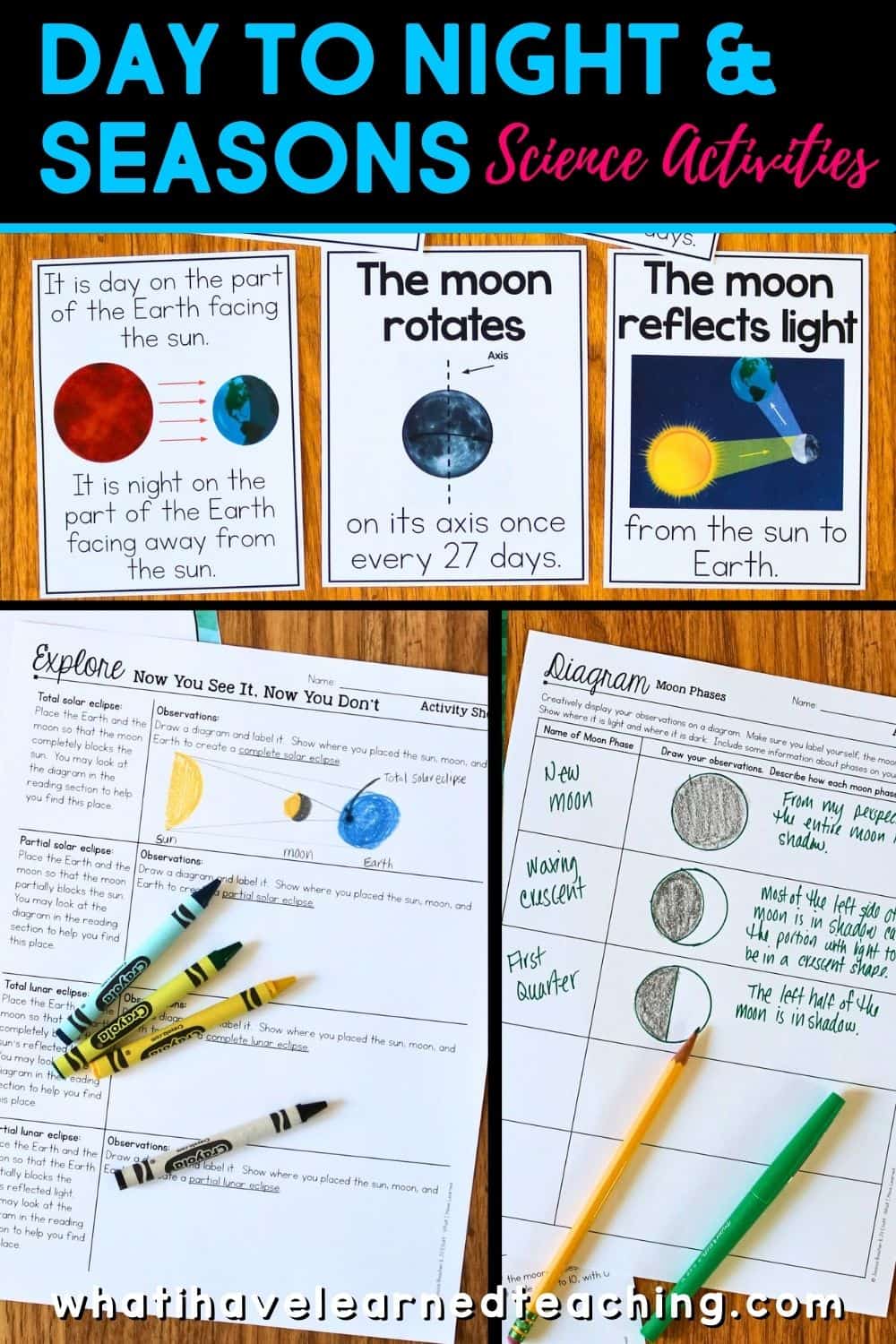 Earth's Place in the Universe Day and Night Activities