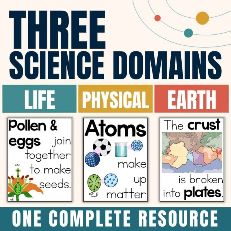 2nd grade vocabulary 3 Introducing “2nd Grade Vocabulary 3”: An infographic highlighting the three science domains—Life (examples: pollen & eggs), Physical (atoms), and Earth (earth’s crust as plates). This NGSS-aligned resource is perfect for 2nd grade science, featuring vocabulary cards and more—all in one comprehensive package.