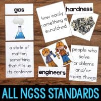 2nd Grade Science Vocabulary Cards & Big Idea Posters for NGSS