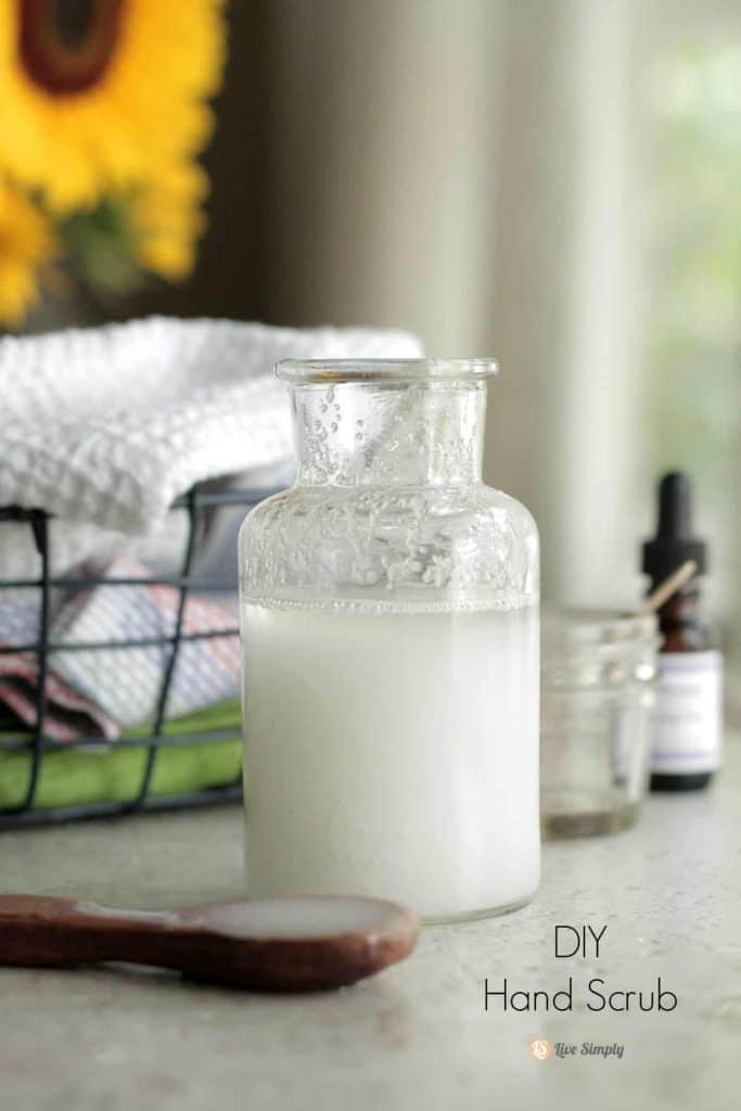 DYI handscrub on a counter.