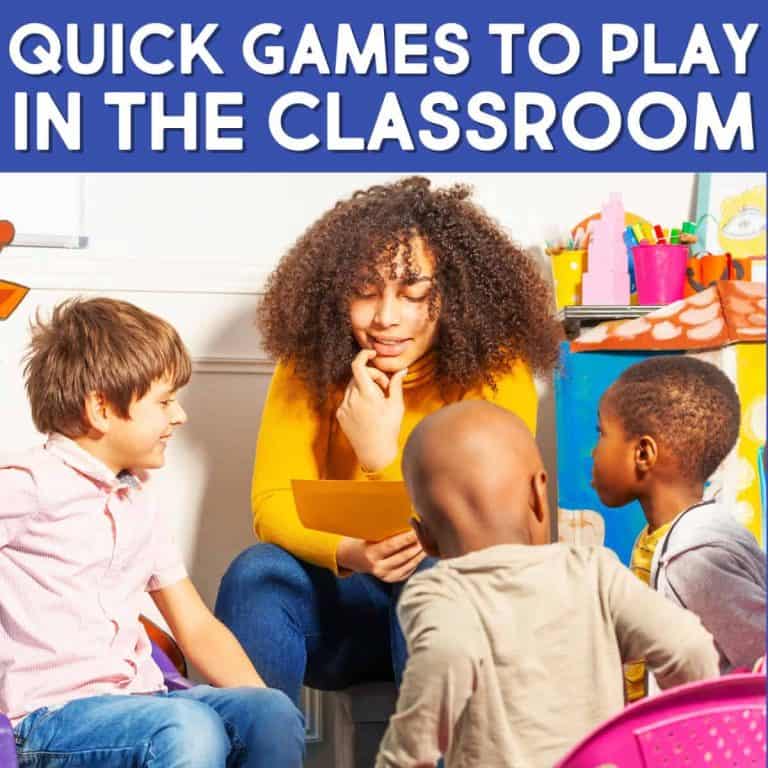 quick games to play in the classroom.