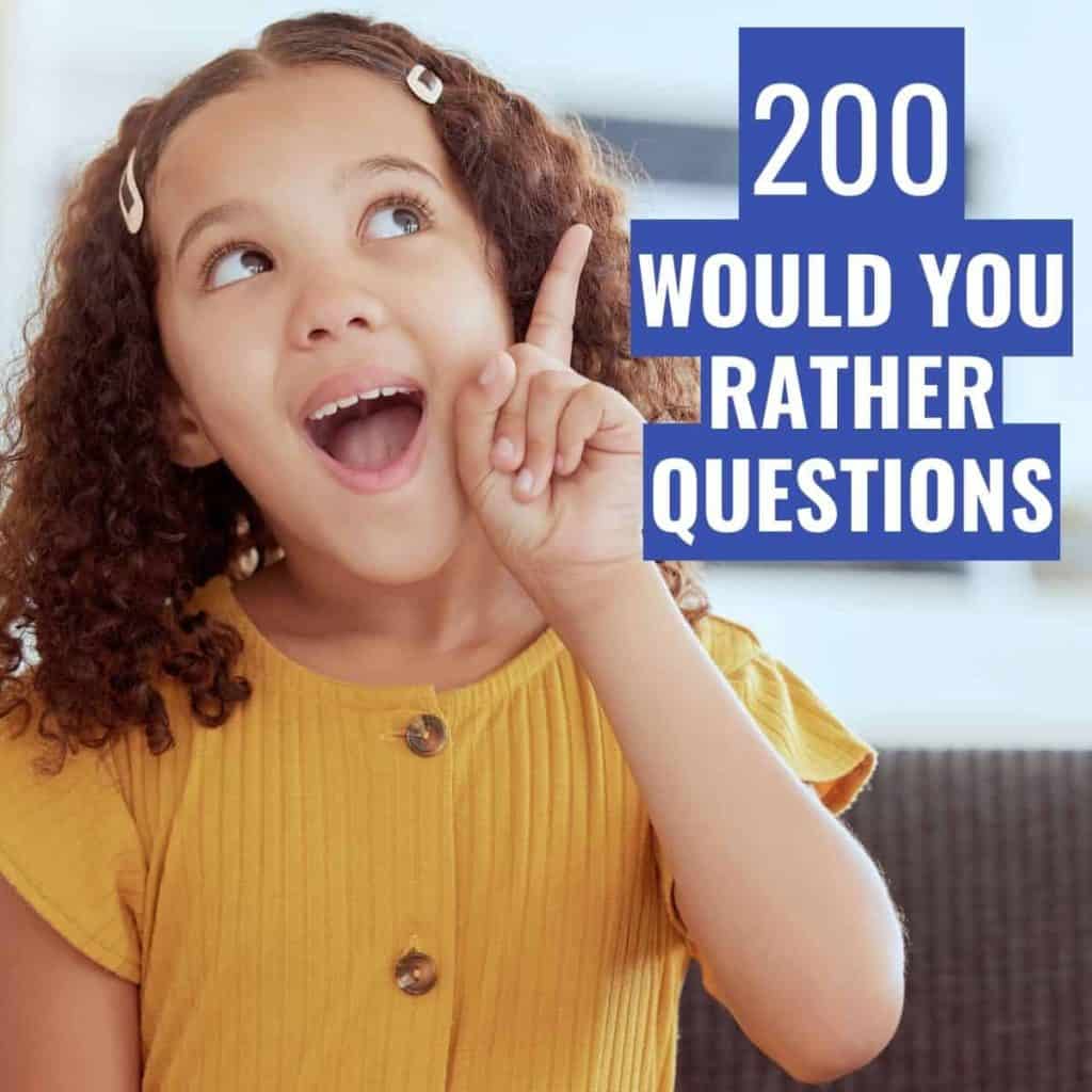 would you rather questions for kids.