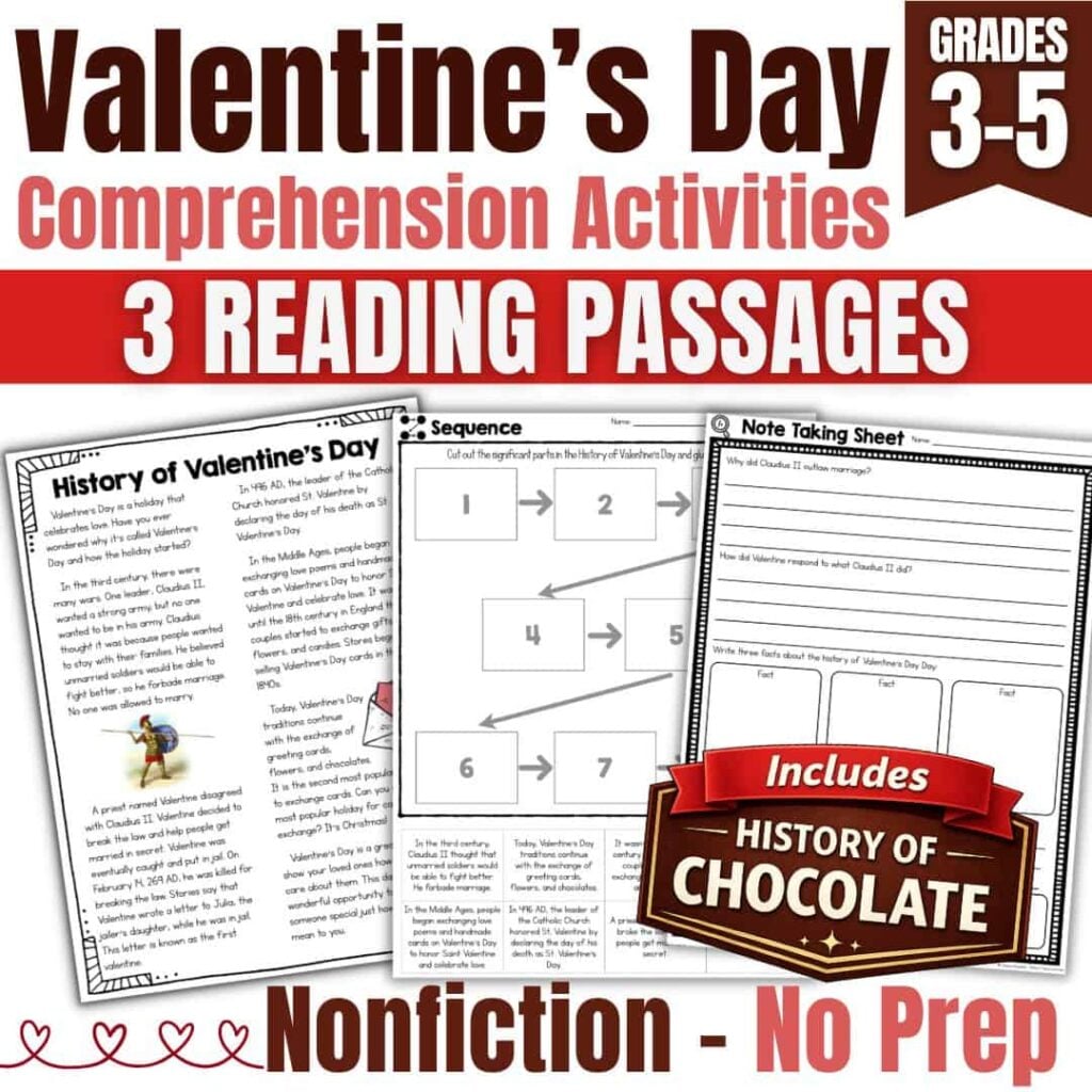 History of Valentines Day cover.