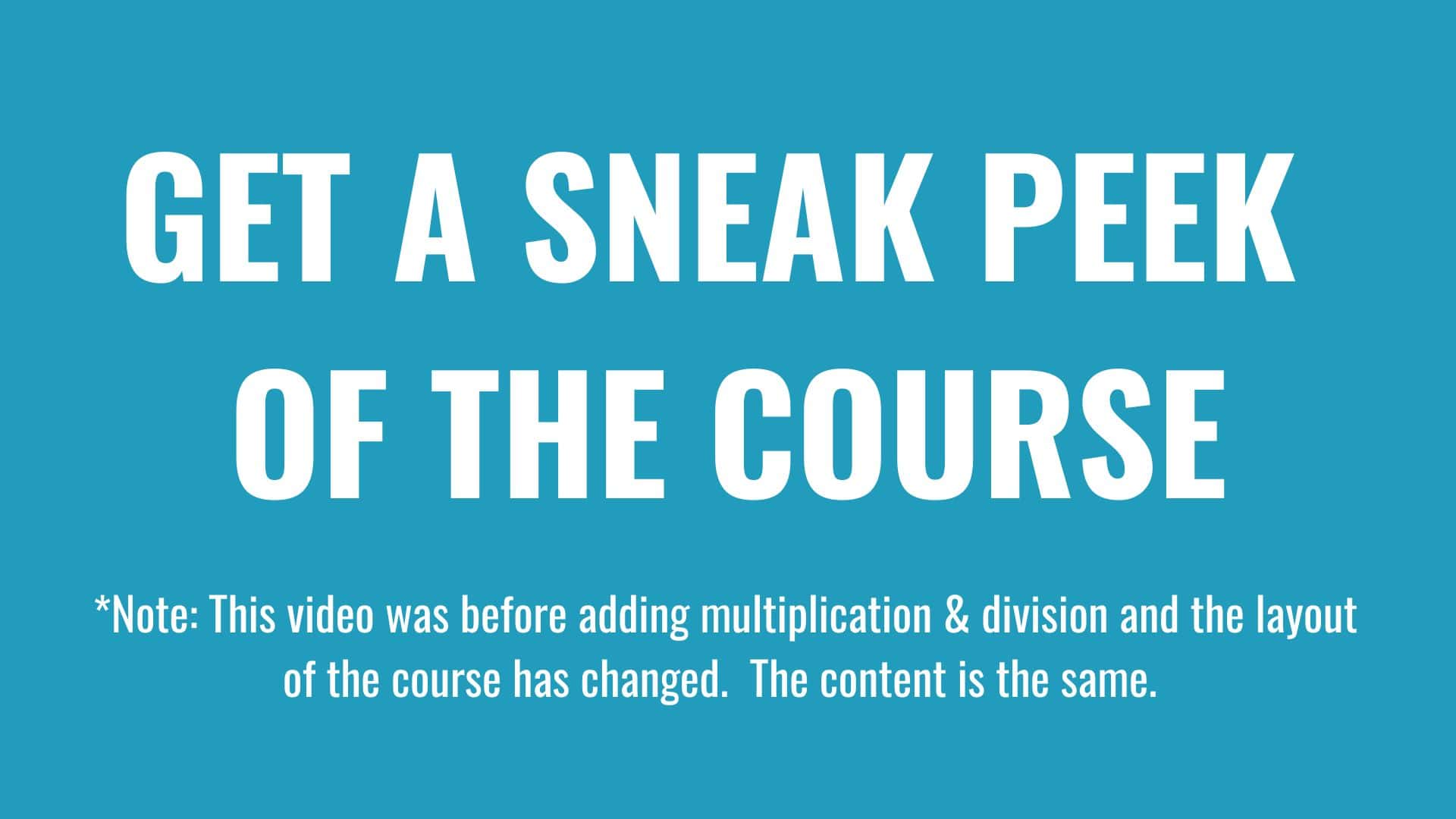 sneak peek graphic.