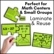 three-digit addition number puzzles.
