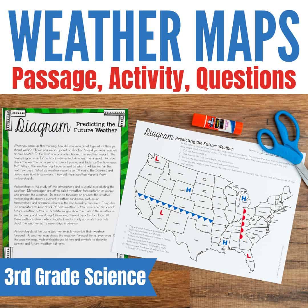 weather maps diagram activity.