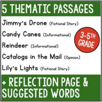 December Cloze Reading.