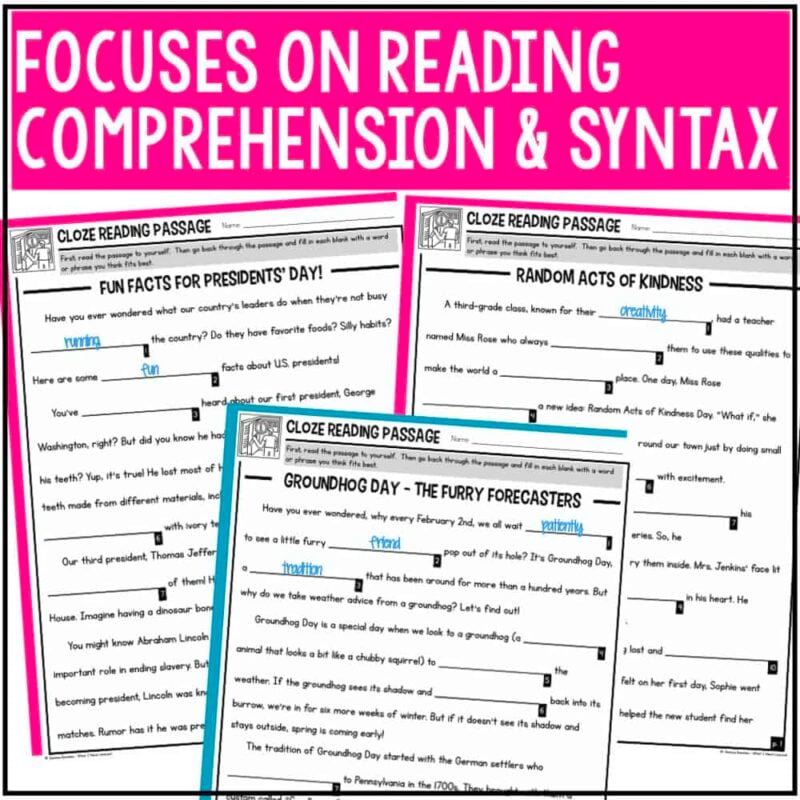Cloze Reading February Cover.003 close reading february cover.