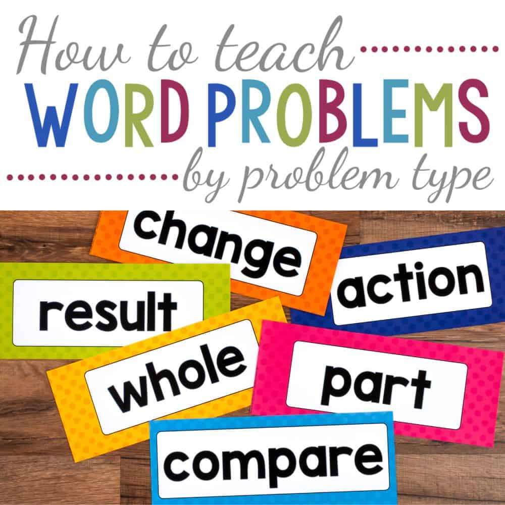 What I Have Learned 40 how to teach word problems square.