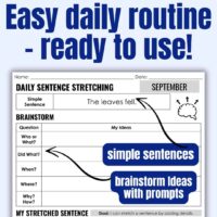Stretch a Sentence Bundle.