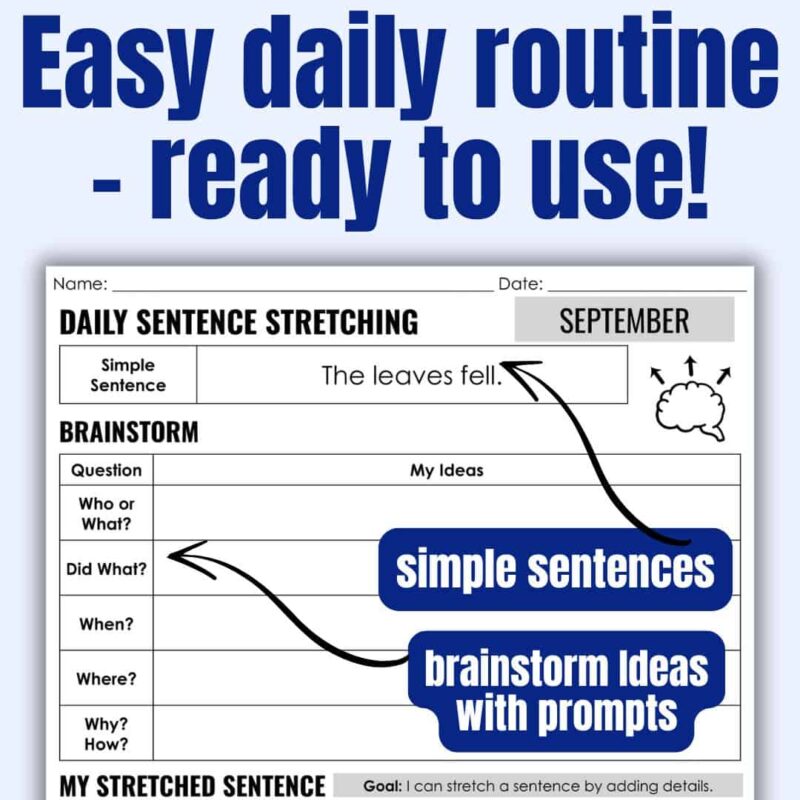 Stretch a Sentence 2 Stretch a Sentence Bundle.