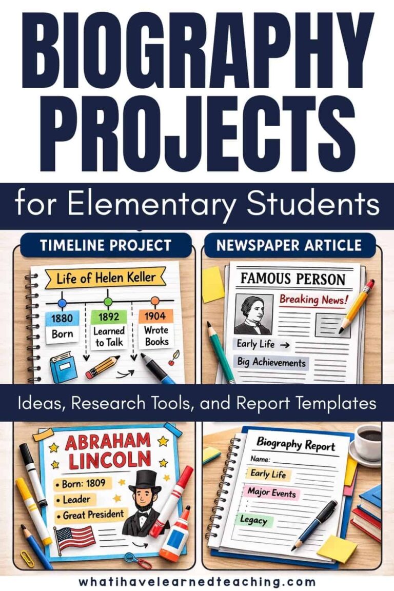 Biography Projects for Elementary Students: Ideas, Research, and Reports