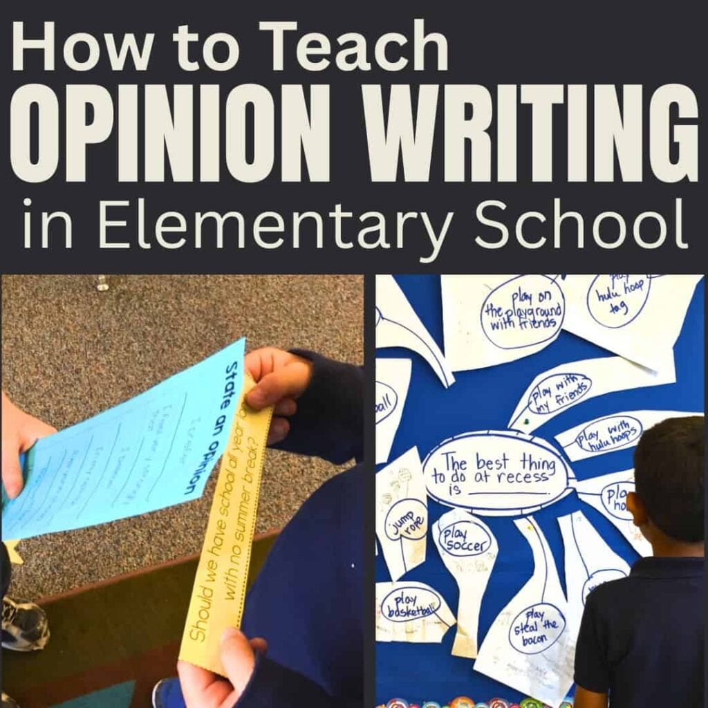 100 Opinion Writing Prompts for Elementary Students