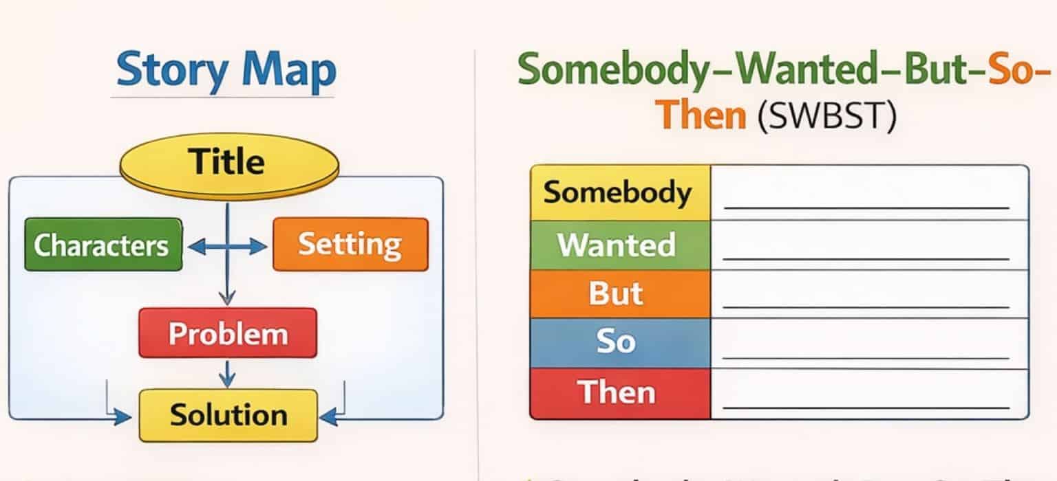 Types of Graphic Organizers for Reading Comprehension (2–5)