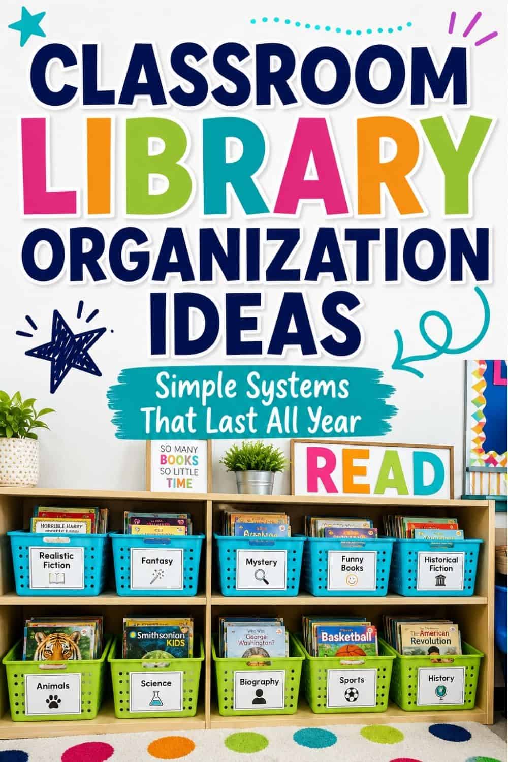 Classroom Library Ideas for Elementary Teachers