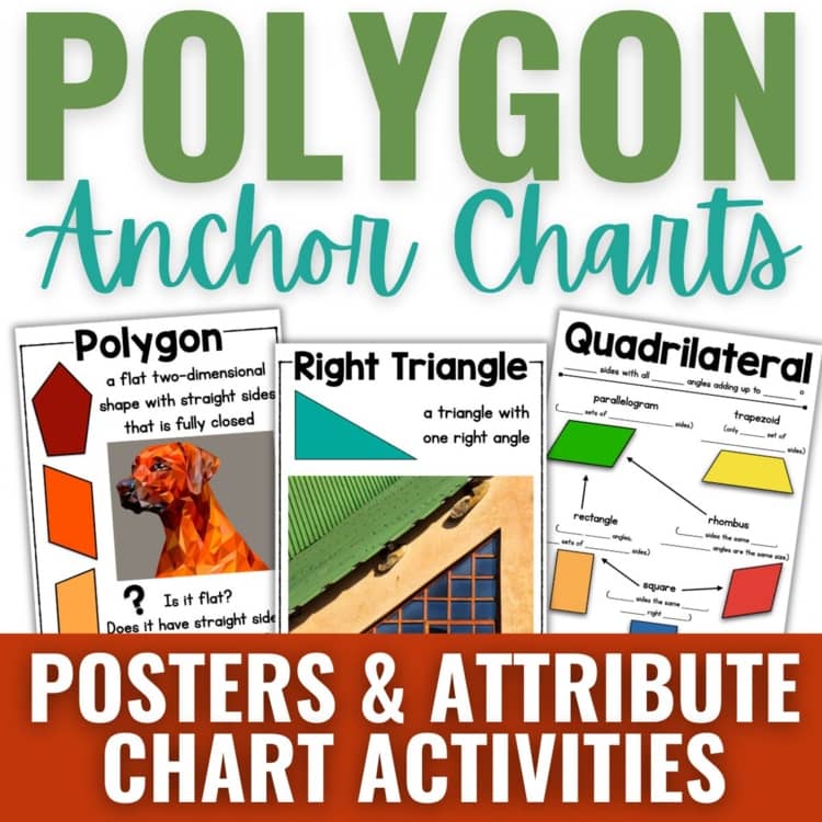 Shapes Anchor Chart: Teaching 2D and 3D Shapes 2 opinion writing sentence starters.