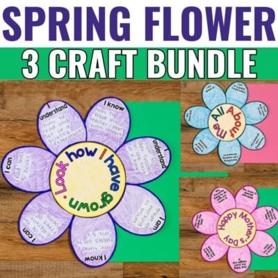 Look How I Have Grown Spring Open House Craft