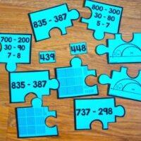 Three Digit Subtraction Number Puzzles Number Puzzles