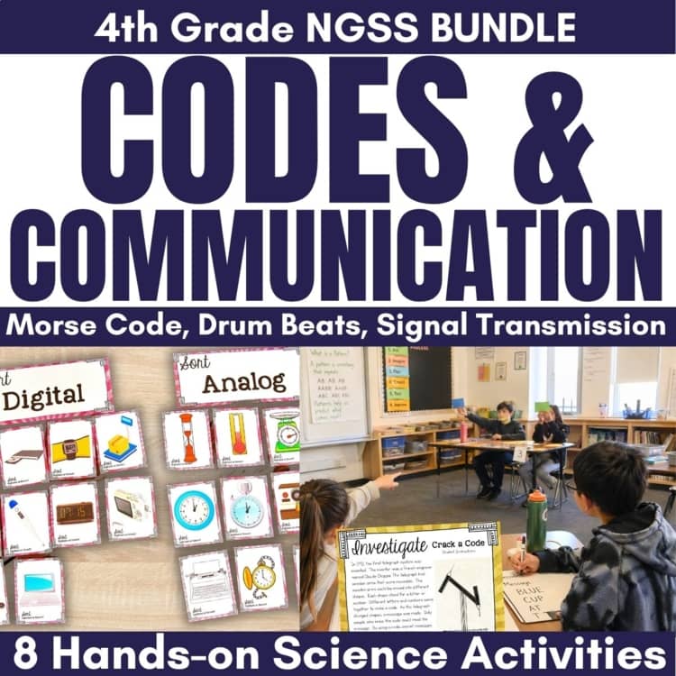 2967390-cover Communication through Codes & Technology BUNDLE Science Stations