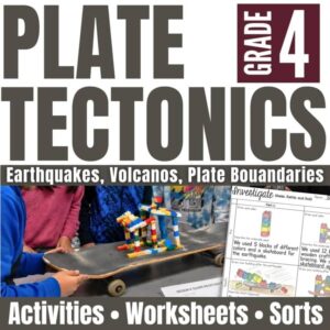 Plate Tectonics - Earthquakes, Volcanoes & Mountains BUNDLE
