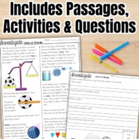 Structure and Properties of Matter Science Stations for Second Grade NGSS