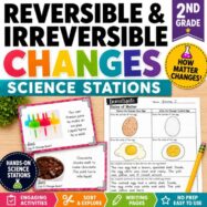 Reversible and Irreversible Changes - Second Grade Science Stations