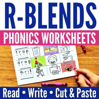 Initial Blends R-Blends Worksheets & Activities (No-Prep Phonics Worksheets)