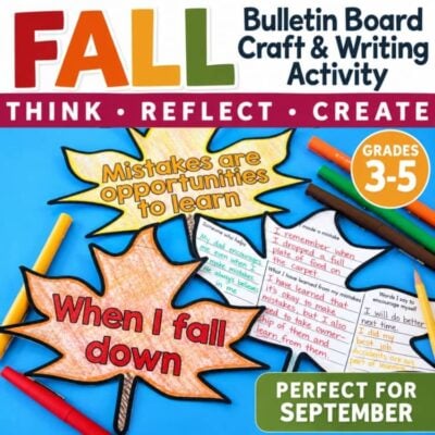 Fall Leaves Craftivity - Mistakes Are Opportunities to Learn