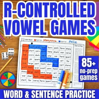 Phonics Partner Games for R-Controlled Words