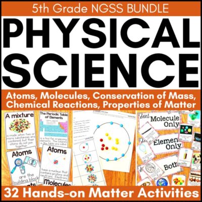 Physical Science Station BUNDLE for 5th grade Matter and Its Interactions