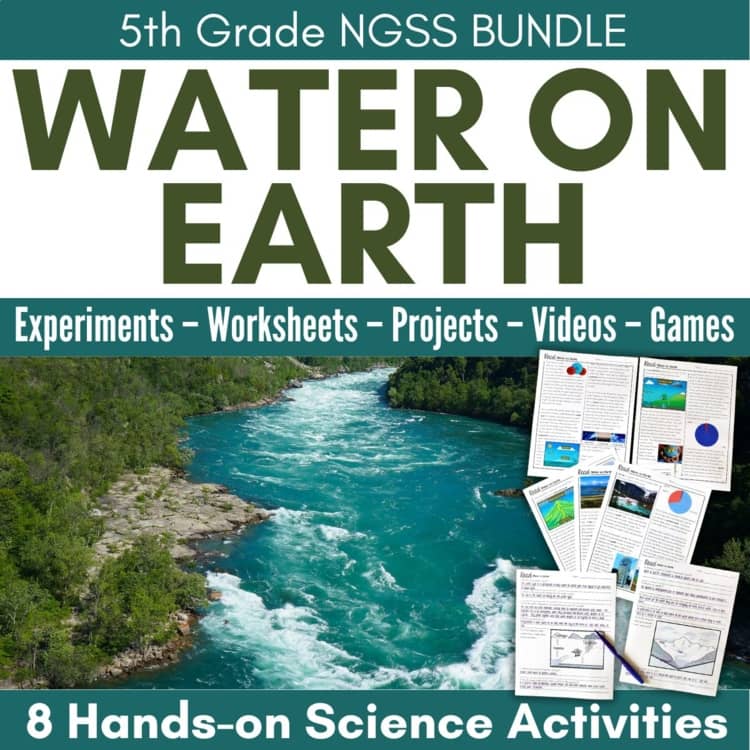 Earth Science for Elementary Students: 2nd–5th Grade Guide 85 Earth's Water Supply Science Station UNIT BUNDLE