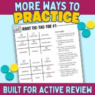 Greek and Latin Roots Games Activities 5th Grade Word Building Morpheme Review preview 2