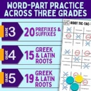 Morphology Games Bundle Greek & Latin Roots Prefixes Suffixes Activities preview 2